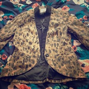 Leopard Blazer